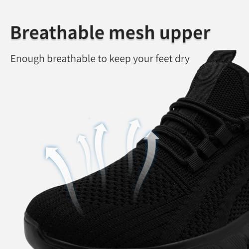 Image of Mens Running Shoes Walking Sneakers Tennis Gym Slip on Athletic Non Slip Breathable Casual Sport Shoe