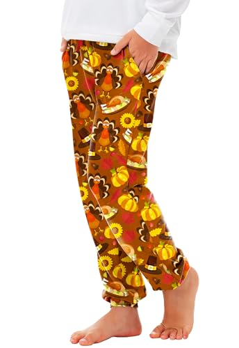 Image of Deerose 4th of July Pants American Flag Drawstring Sweatpants with Pockets 5-14 Years