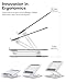 OMOTON LA11 Laptop Ständer Höhenverstellbar, Faltbarer Laptop Stand, Ergonomischer Notebook Ständer mit Belüftung, Laptop Halterung Kompatibel mit MacBook Air Pro und Allen Laptops (10-17.2"), Silber