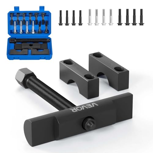 VEVOR Yoke Puller Made for Class 6-8 Transportation Trucks and Equipment Heavy Duty Yoke Removal Tool Kit Automotive Yoke Puller Kit Compatible with Kenworth Peterbilt Freightliner Mack Volvo