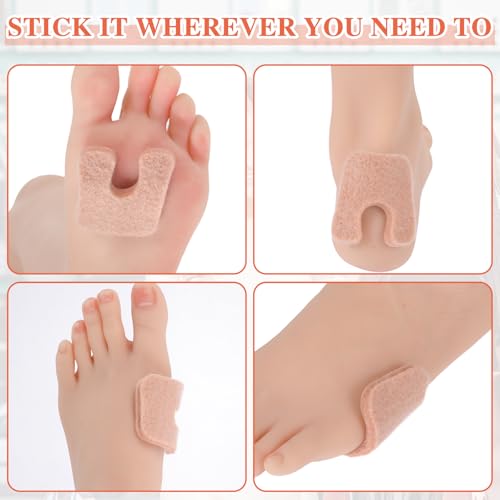 Aplzgmg 586226_1_AF0WPBGT 16Pcs U-Shaped Felt Callus Pads thumb #5