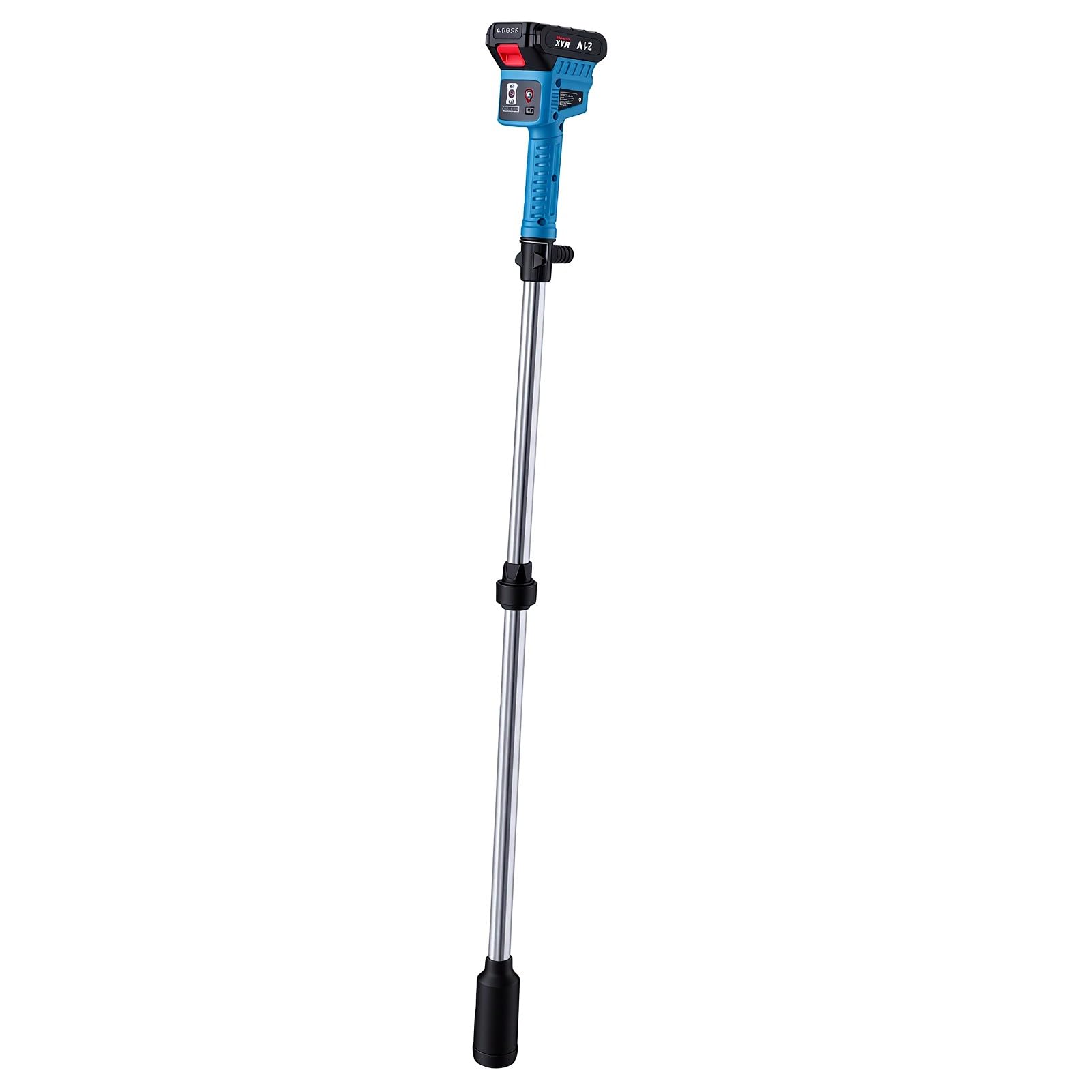 FTVOGUE Pompa Dell'acqua Portatile Senza Fili con Controllo della (Spina | Adatto Ad Aperture Standard per Contenitori, Robusto Corpo in Alluminio, Batteria da 1500 MAh, Funzionamento Silenzioso,