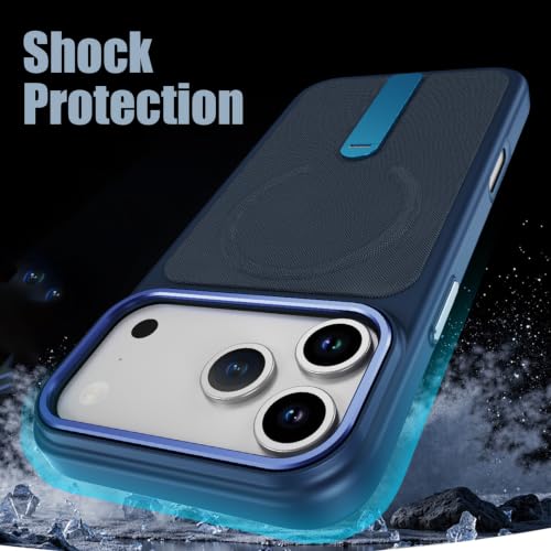 Coque antichoc iPhone 17 Pro Max bleu carbone pour éviter les rayures - 8