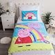 Jerry Fabrics PEP016 Baby Bettwäsche Peppa Wutz 100x135 cm