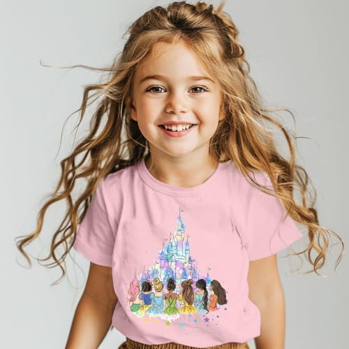 Image of Magical Shirt for Girl: Magic Kingdom Prinecess Tshirt Princess Shirts Youth Girls Cute Family Vacation Trip Tee