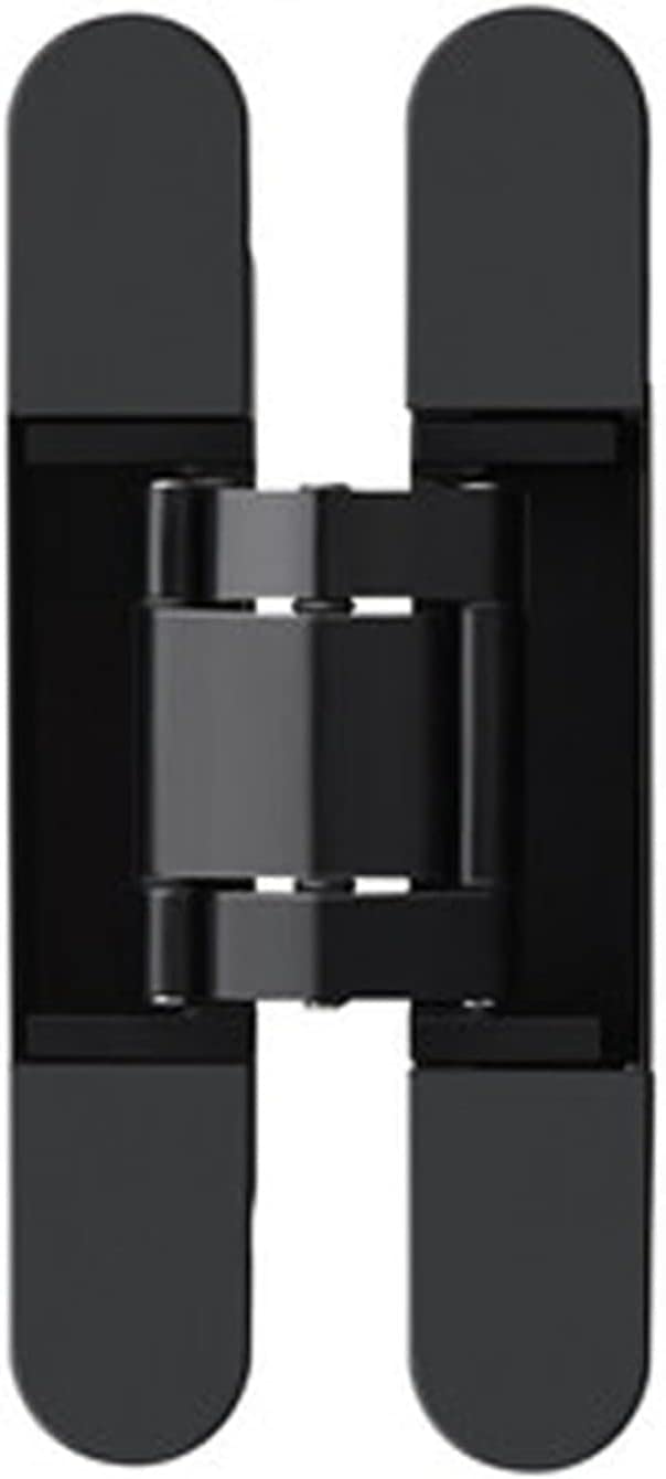 Nvsfzgiyg Nero 1Pcs Adjustable Wooden Door 180 Degrees Opening Hidden Hinge Invisible Gate Fittings Hinges(Nero)