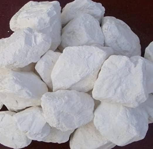 Natural Edible Clay Chunks, Pure White Crunchy Chalk, No Additives 3.4 Ounce (110gm)