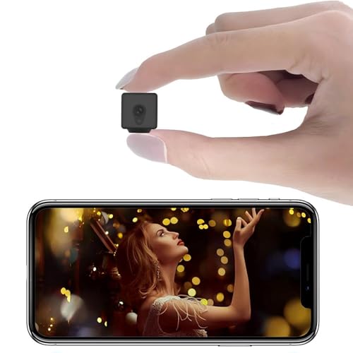 Mini Home 4K Camera Wireless WiFi Security Camera Body Indoor Outdoor Cameras,Small Home Portable Video Nanny Pet Dog Camera Remote Viewing for Security with APP, Night Vision,Motion Detection