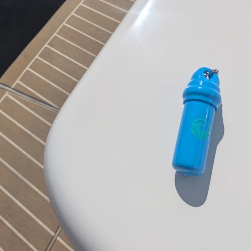 Image of Seahive Floating Keychain (2 pack) with Waterproof Safety Container Boat Key Float - Pontoon, Fishing Accessories key holder