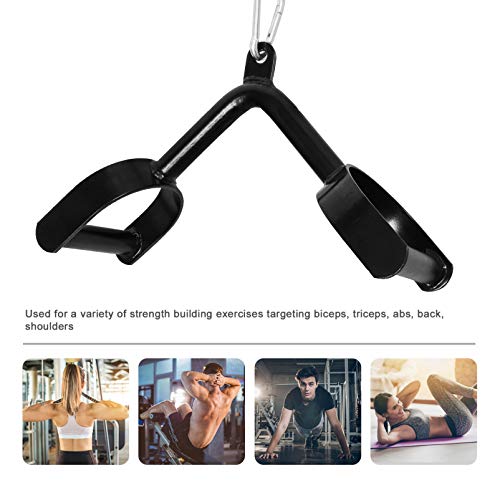 Cabo de máquina Besportble, cabo de máquina de remo para exercícios de barra, academia, musculação,