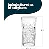 Libbey Cooler -PANELED TUMBLERS- 473 ml, 16 oz : 8,5 cm, H: 15,5 cm