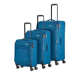travelite Chios Zachte bagagetrolleyset met 4 wielen Trolley Set (L/M/S)