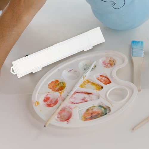 Boîte plastique portable 8 pinceaux aquarelle rigide - 7
