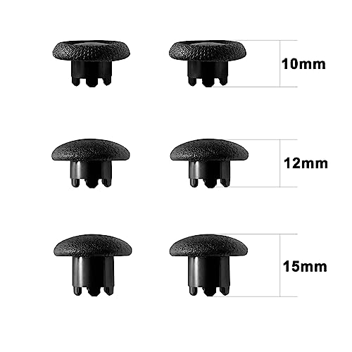 Image of Performance Thumbstick Caps Replacement Kit for PS5 DualSense Edge Controller, Thumb Stick Grips Accessories for PlayStation 5 Pro Elite Controller (Standard Concave*2, Low Dome*2, High Dome*2, Black)