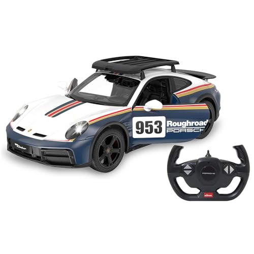 Voiture télécommandée Porsche 911 Dakar jouet enfant 2,4 GHz véhicule radiocommandé JAMARA 402212
