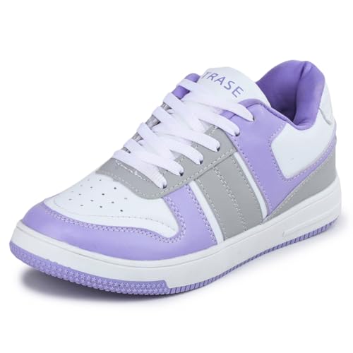 Image of TRASE Casual Sneaker Shoes for Women | Soft Cushioned Insole | Sneakers for Woman | Lightweight | Comfortable | Stylish, Trendy Girls and Women Sneakers with Laces