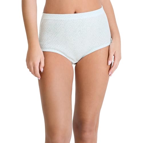 Image of Jockey Women's Underwear Elance Breathe Brief - 3 Pack, Really Teal /Blue Melody Dot /Echo Blue, 8