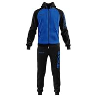 GIVOVA TUTA SUPER KING FELPA AZZURRO/NERO Tg. 2XS