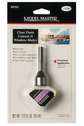 Testor Model Master 8876C Clear Parts Cement and Window Maker, 1/2 fl. Oz.