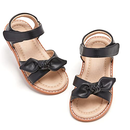Image of ESTINE Toddler /Little Kid Girls Bow Open Toe Flat Evening Dress Sandals
