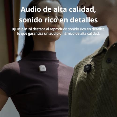 DJI Mic Mini con cancelación activa de ruido para iPhone 17 y Android 4