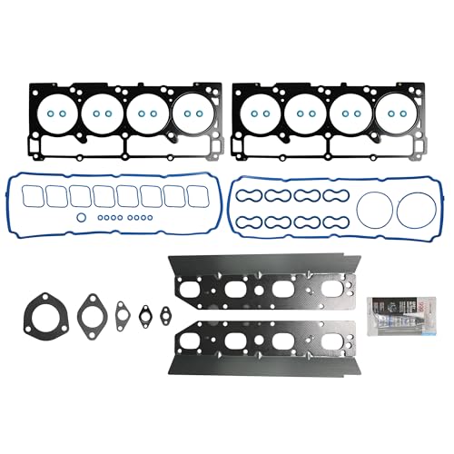 Image of PHILTOP HS26423PT Head Gasket Set for Ram 1500, Jeep Grand Cherokee, Dodge Charge, Ram 2500 /1500 Classic /3500, Challenger /Durango /300 /Commander /Aspen 5.7L V8 OHV Engine Head Gasket Kit