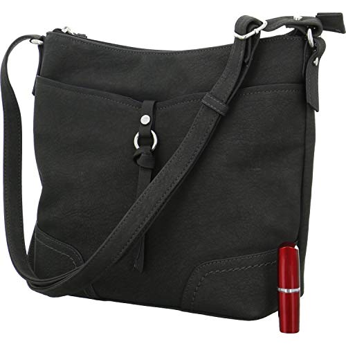 TOM TAILOR Imeri Damen Umhängetasche Crossbody Bag Klein Schwarz