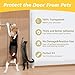 Door Protector from Dog Scratching - Cat Scratch Door Frame Single Side Adhesive Protector Anti Dog Scratch Door Guard for Dogs Clear - 118