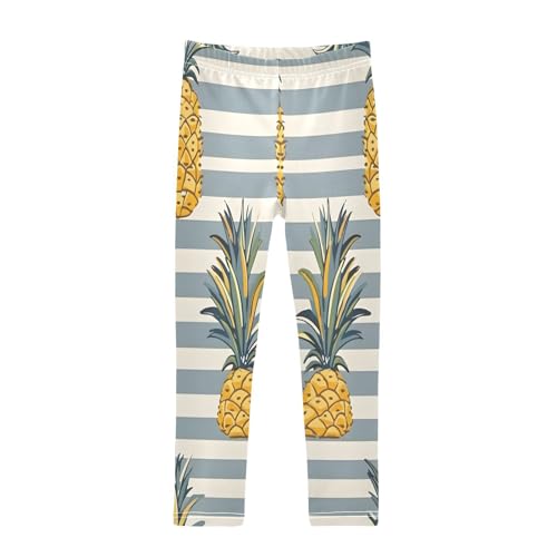Bolaz Toddler Girls Leggings Printed Yoga Pants Leggings Fresh Pineapple for Kids