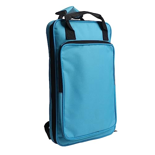 Mochila para baquetas, material Oxford portátil azul miniatura 6