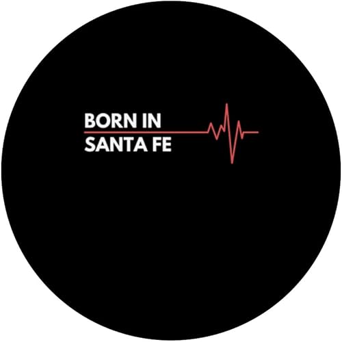 Miniatura 3 de Made In Santa Fe New Mexico City Of Birth Birthplace PopSockets Swappable PopGrip