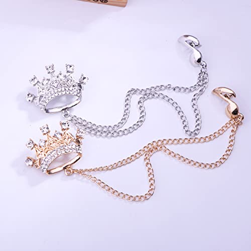 Broche de solapa para sujetar ropa escotada o chaquetas sin botones 5