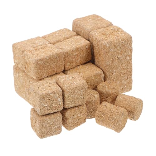 Mini bottes de foin VICASKY pour maison de poupée - Lot de 16 pailles miniatures déco