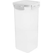 Unomor Large Airtight Bread Box 9.25X4.33X3.34 Inch Reusable Kitchen Countertop Storage Container for Bread Beans Grains Snacks