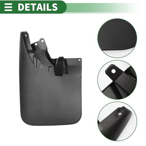 Image of Motoforti Mud Flaps Splash Guards Mud Guards for Nissan Navara D22 Pickup 4-D 2008-2014 W /Mount Accessories