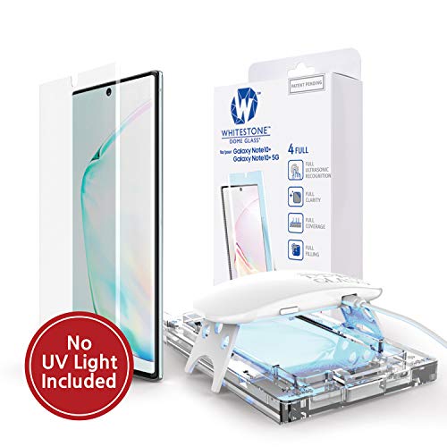 Galaxy Note 10 Plus Screen Protector, [Dome Glass] Full 3D Curved Edge Tempered Glass Shield [Liquid Dispersion Tech] Easy Install Kit for Samsung Galaxy Note 10+ and Note 10 + 5G - Replacment Kit