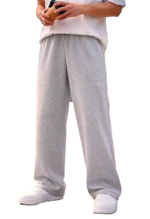 madagala Men Cotton Blend Track Pants Relaxed Fit Elastic Waist Comfortable Daily Use Gym Running Casual Lounge Pants-picture-13