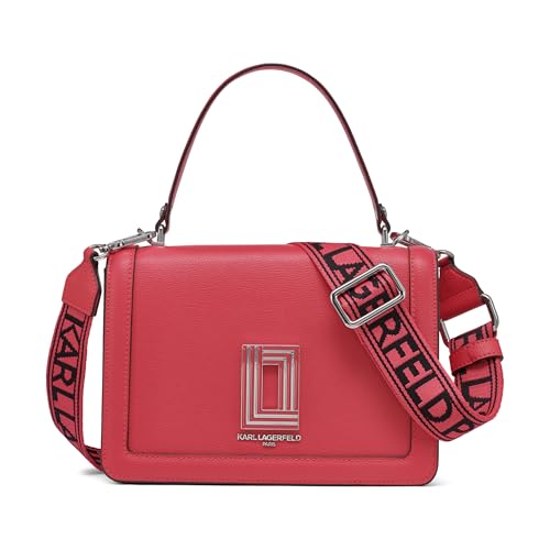 Image of KARL LAGERFELD Women's Simone Solid Satchel Crossbody