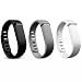 Dunfire Replacement Wristbands/Bands with Free Clasps for Fitbit Flex Bracelet Activity Plus Sleep Tracker (Deep Blue, Small)