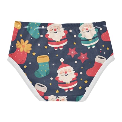 Girls' Hipster Panties Breathable Toddler Underwear for Toddler Stockings Christmas2