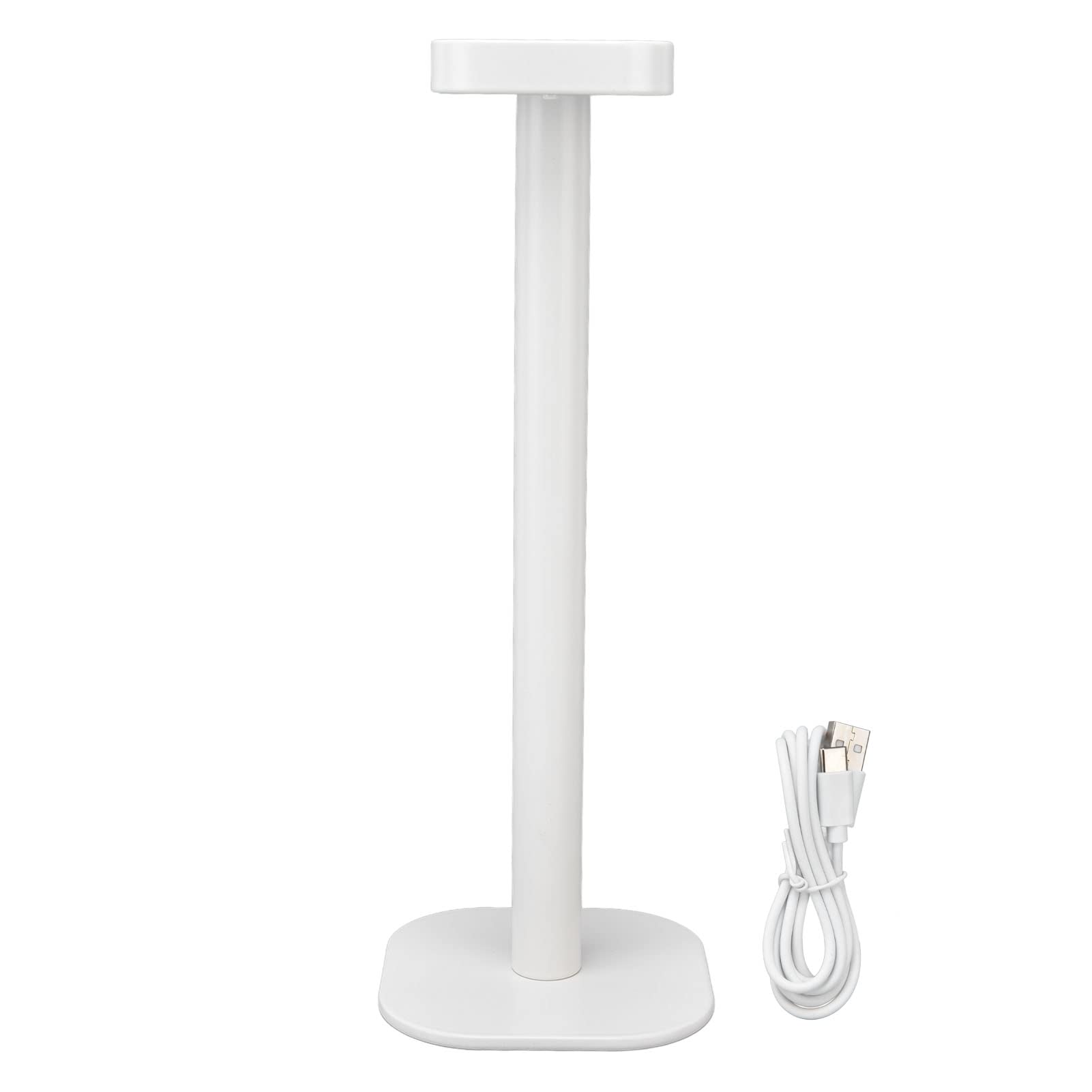Lampada da Tavolo a LED Dimmerabile Luce Calda Ricaricabile Tramite USB per Comodino Ufficio Arredamento Lega di Alluminio 4400mAh