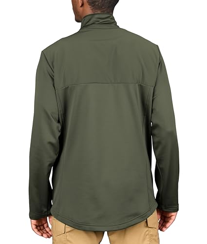 Image of Propper Kinetic Quarter Zip Pullover Fleece Sweatshirt Lined Long Sleeve Performance Synthetic for Tactical Outdoors and Work