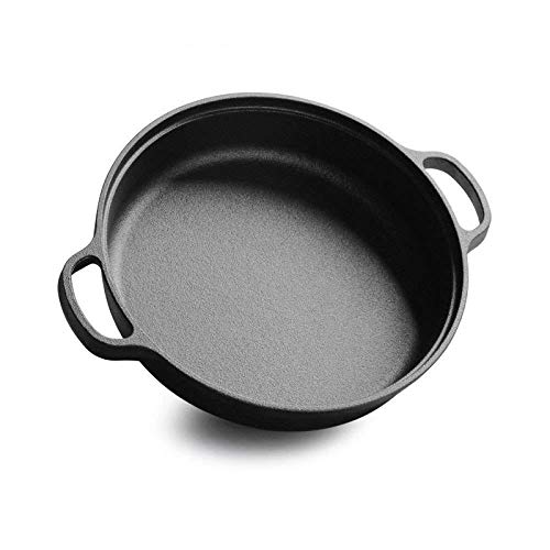 Gusseisen Wok Pfanne Doppelohr Bratpfanne Gusseisen Pfanne Unbeschichtete Pfanne Induktionsherd Universelles Kochgeschirr Infinite Wok,