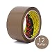 Produktbild 3M Scotch Paketklebeband 305 PP | Geräuscharm abrollendes Packband | Verpackungs-Klebeband in 3M Qualität | Länge: 66 m- Breite: 50 mm (12 Rollen - braun)