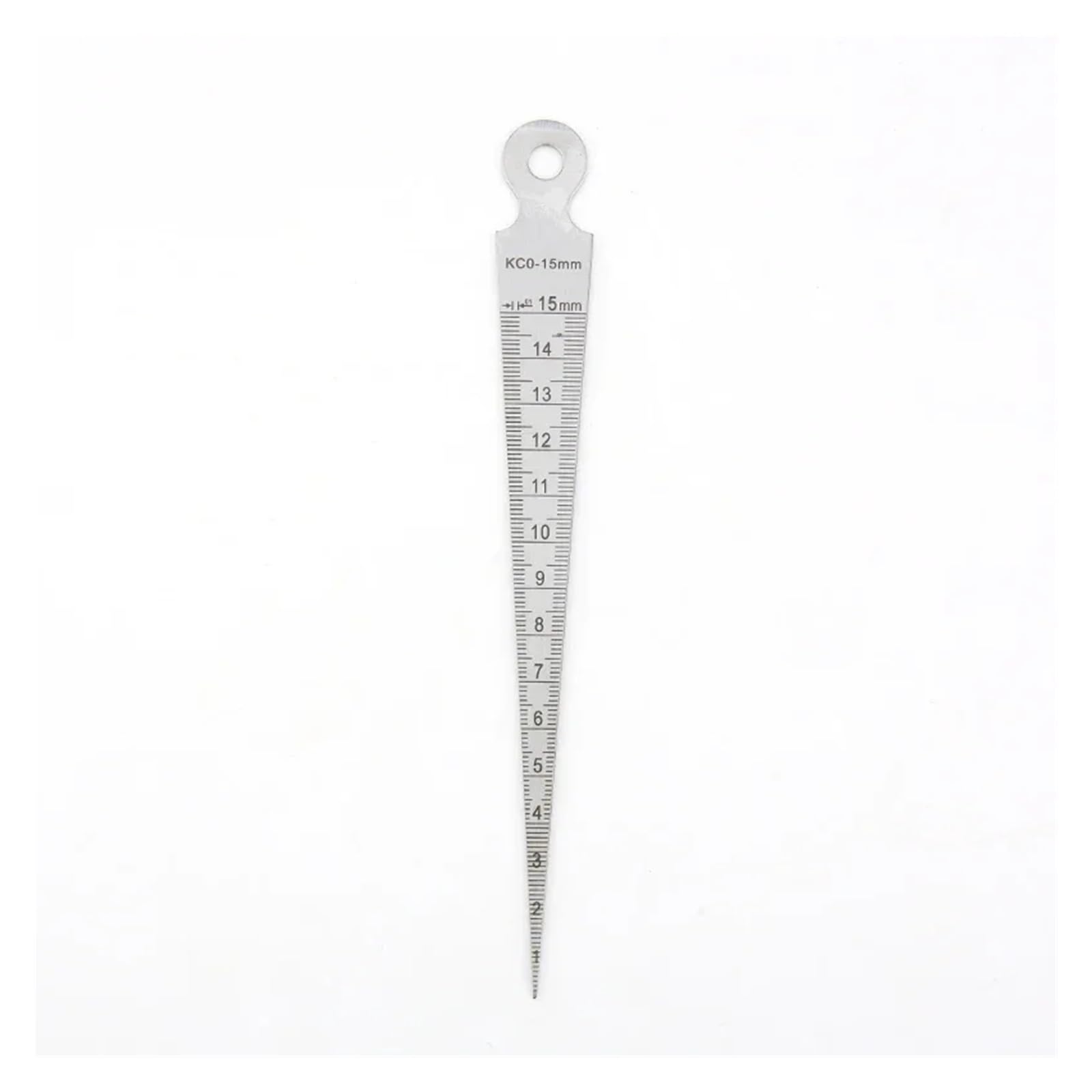 Ewsdsfs 1-15Mm Wedge Feeler Gauge Taper Conical Gaugs For Measurement Valve Thickness Measuring Probes For Gap Meter Tool(1-15Mm)