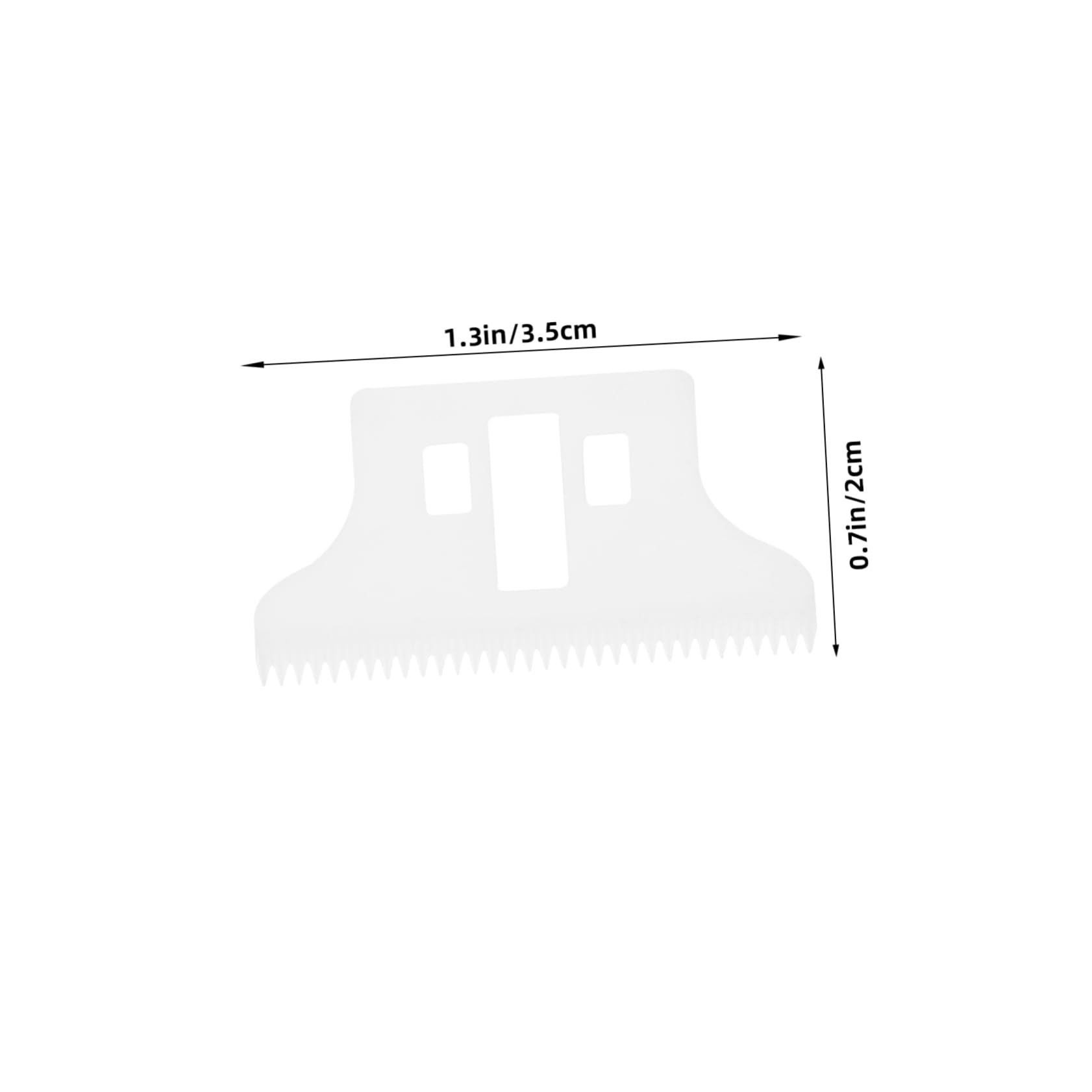 IWOWHERO 2pcs Hair Clipper Replacement Blades Durable Tooth Blades for Efficient Trimming Compatible with Various Hair Clippers and Trimmers