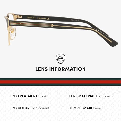 Image of Gucci GG0383O Designer Fashion Eyeglasses Stylish Rectangular Frame Eyewear with Luxury eSHADES Kit - Embrace Sophistication and Elegance