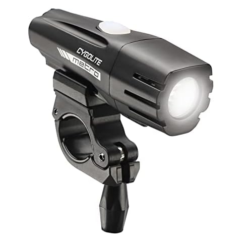 CYGOLITE Metro– 550 Lumen Bike Light– 4 Night Modes & Daytime Flash Mode– Compact & Durable– IP67 Waterproof– Secured Hard Mount– USB Rechargeable Headlight– for Road & Commuter Bicycles Cover