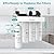SimPure T1-100 Reverse Osmosis System, Comes with Extra 7 Replacement Cartridges Filters(1-Year Replacement Filter Set)