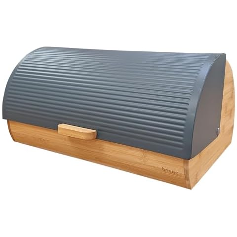 Boîte à Pain en Bois de Bambou briebe Cover